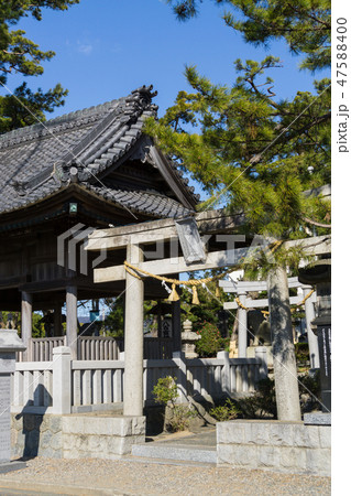 [愛知県]　蒲郡市　竹島八百富神社 篠津遥拝所 47588400