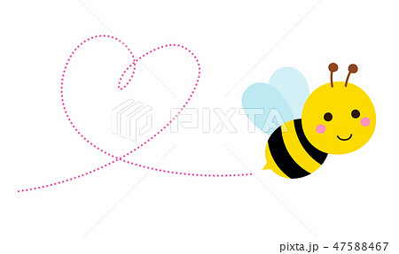 Bee With Heart Stock Vector Illustration and Royalty Free Bee With