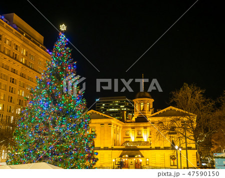 ポートランドのクリスマス（アメリカ・オレゴン州） 47590150
