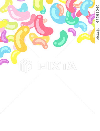 ゼリービーンズ　カラフル　テクスチャー 47591040