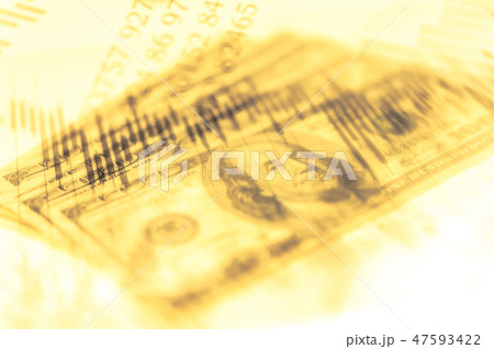 Double exposure Stock market display or forex trading graph and candlestick chart on dollar banknote Double exposure Stock market display or forex trading graph and candlestick chart on dollar banknote 47593422