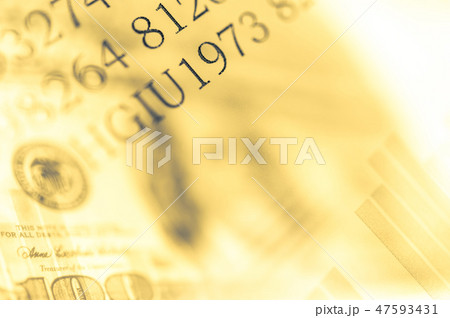Double exposure Stock market display or forex trading graph and candlestick chart on dollar banknote Double exposure Stock market display or forex trading graph and candlestick chart on dollar banknote 47593431