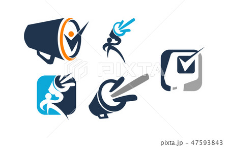 Megaphone Shout Template Set Megaphone Shout Template Set 47593843