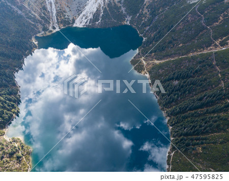 Mountain lake Morskie Oko Tatra Mountains, Poland 47595825