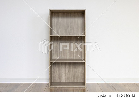 新築住宅の部屋と棚 47596843