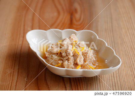 たらこ煮の写真素材