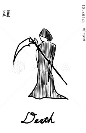 タロット死神のイラスト素材 タロット死神のイラスト素材