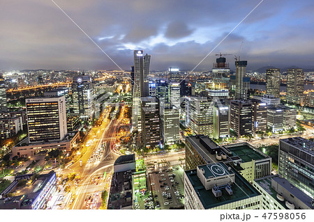 夜景 ソウル 夜 47598056