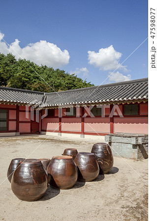 韓国 華城行宮 陶器 47598077
