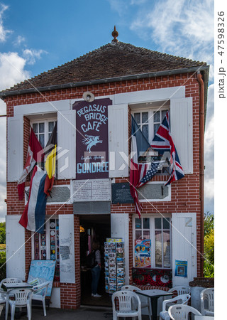 Pegasus Bridge Cafe in Normandy Pegasus Bridge Cafe in Normandy 47598326