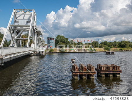 Pegasus Bridge over Caen Canal Pegasus Bridge over Caen Canal 47598328