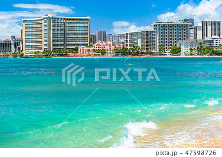 《ハワイ》ワイキキビーチ・オアフ島 《ハワイ》ワイキキビーチ・オアフ島 47598726