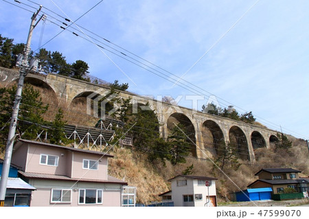 旧戸井線のアーチ橋 47599070