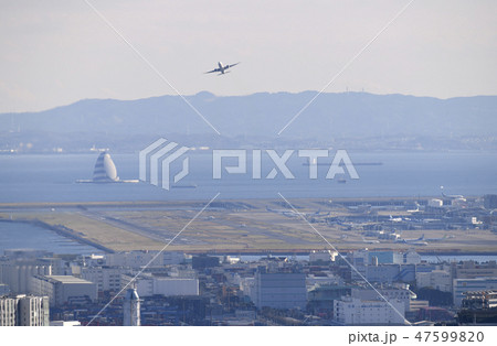 日本の東京都市景観 羽田空港などを望む 日本の東京都市景観 羽田空港などを望む 47599820