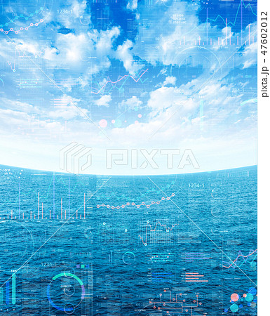 広い海の写真素材 47602012 Pixta