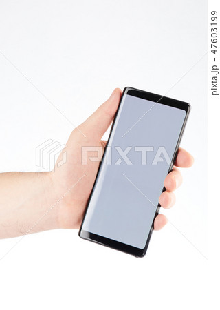 Modern smartphone in hand 47603199