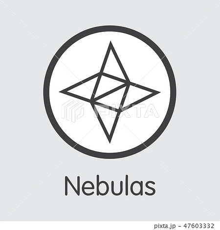 Nas Nebulas The Logo Of Money Or Market Emblem のイラスト素材