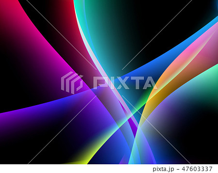 dinamyc flow, stylized waves, vector 47603337