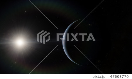 Near, low earth orbit blue planet. this image elements furnished by NASA Near, low earth orbit blue planet. this image elements furnished by NASA 47603770