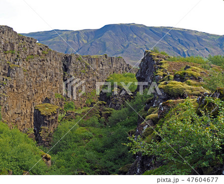 Thingvellir national park Iceland - north american - europe lithosferic rift Thingvellir national park Iceland - north american - europe lithosferic rift 47604677