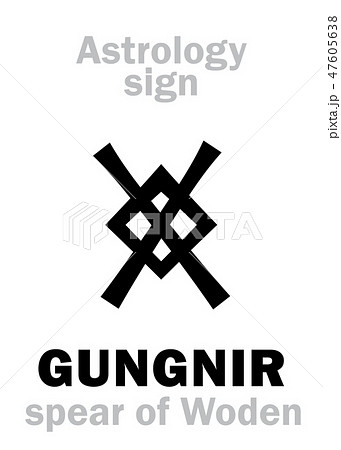 Astrology: GUNGNIR (Woden's spear) 47605638