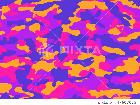 わくわく楽しい、ハデ色のカモフラージュ 47607025