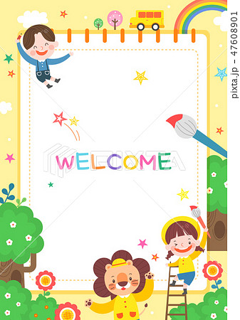 スケッチブック 虹 教育 47608901