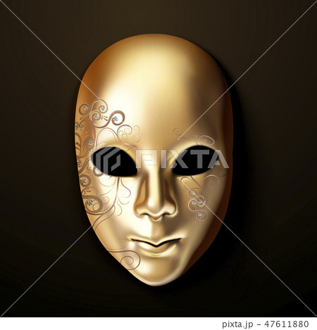 Golden mask design 47611880