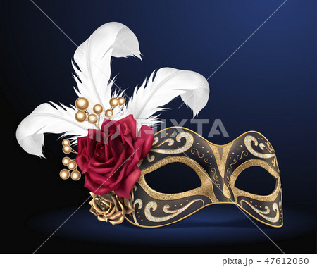 Carnival Beautiful Mask - 스톡일러스트 [47612060] - Pixta
