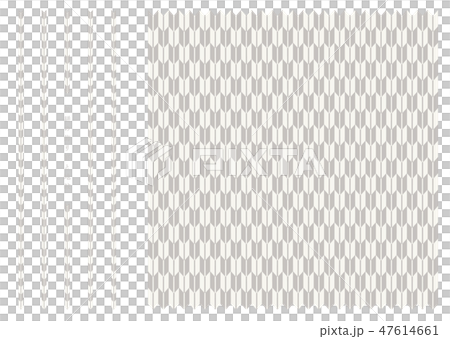矢絣の飾り罫 ねずみ色 矢絣の飾り罫 ねずみ色 47614661