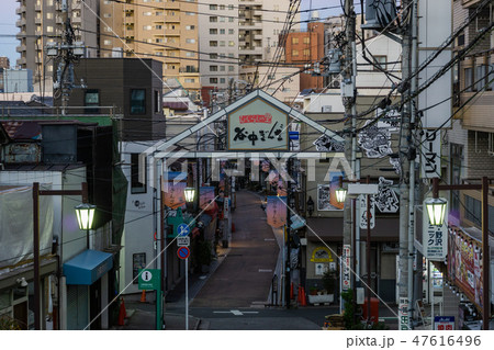 谷中銀座商店街 早朝 谷中銀座商店街 早朝 47616496