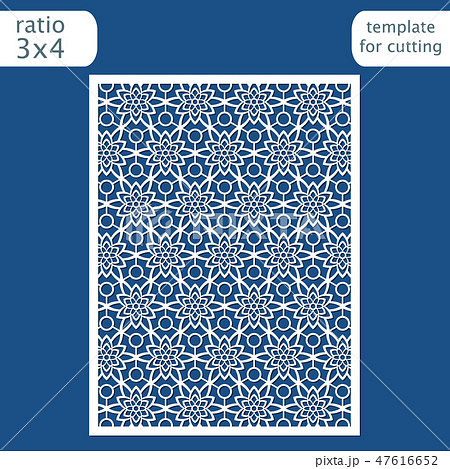 Laser cut wedding invitation card template. Laser cut wedding invitation card template. 47616652