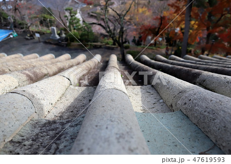丸岡城 石瓦(福井県 坂井市 丸岡町) 丸岡城 石瓦(福井県 坂井市 丸岡町) 47619593