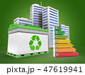 3d illustration of car battery with efficient rank 47619941
