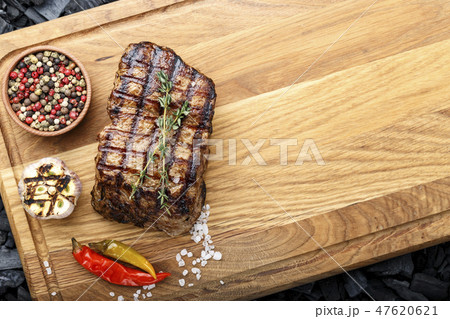 cooked steak place for text cooked steak place for text 47620621