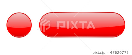 Red glass buttons. Web 3d shiny icons Red glass buttons. Web 3d shiny icons 47620775
