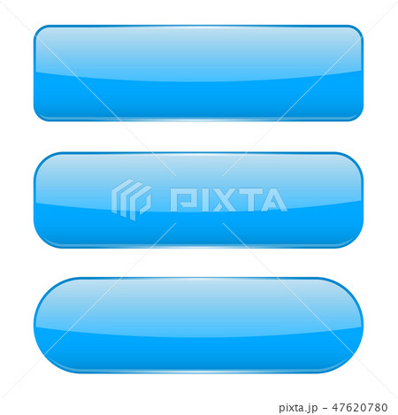 Blue 3d glass buttons Blue 3d glass buttons 47620780