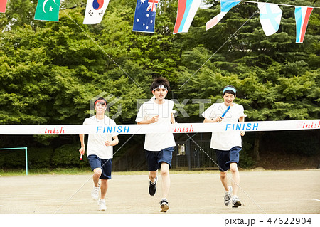高校生　体育祭　運動会 47622904