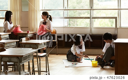 高校生　体育祭　運動会　準備 47623026