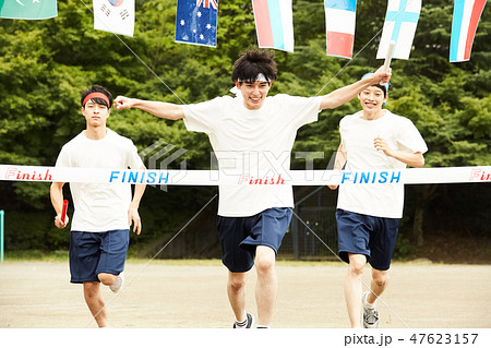 高校生　体育祭　運動会 47623157