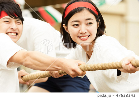 高校生　体育祭　運動会 47623343