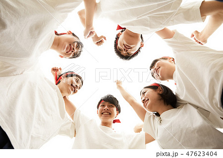 高校生　体育祭　運動会 47623404