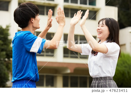 高校生　学校生活　部活 47623451