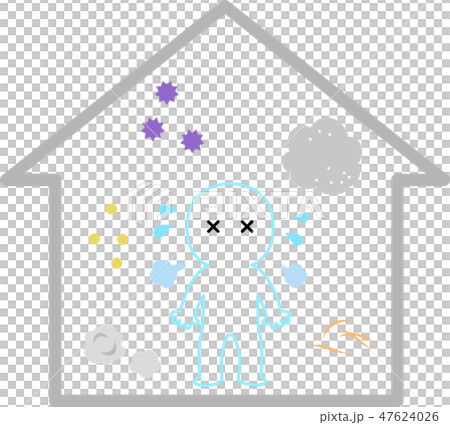 房子灰塵陷入困境的人們 房子灰塵陷入困境的人們 47624026