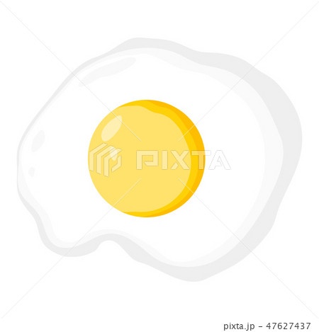 Vector scrambled egg is isolated on a white background 47627437