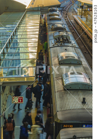 鉄道 通勤時間帯イメージ 鉄道 通勤時間帯イメージ 47628163