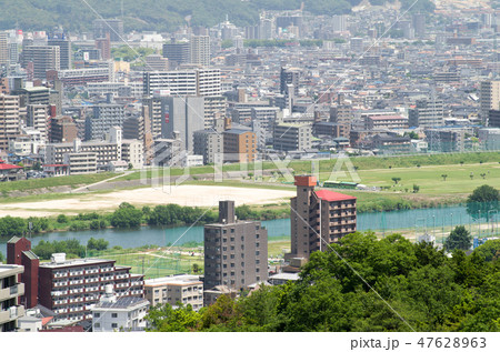 牛田山から広島市東区安佐南区の眺め 牛田山から広島市東区安佐南区の眺め 47628963