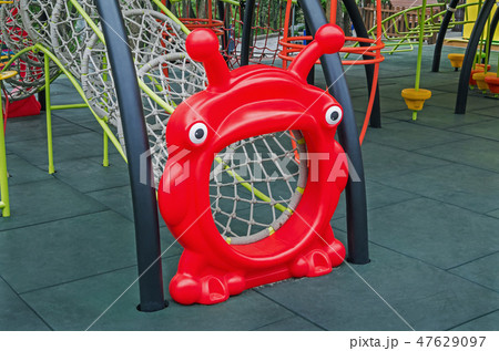 Colorful and motley children playground 47629097