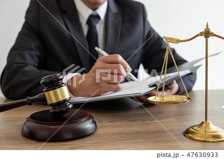 Legal law, advice and justice concept, counselor lawyer or notar Legal law, advice and justice concept, counselor lawyer or notar 47630933