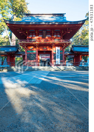香取神宮 楼門 早朝 （千葉県香取市） 2019年1月現在 47631383